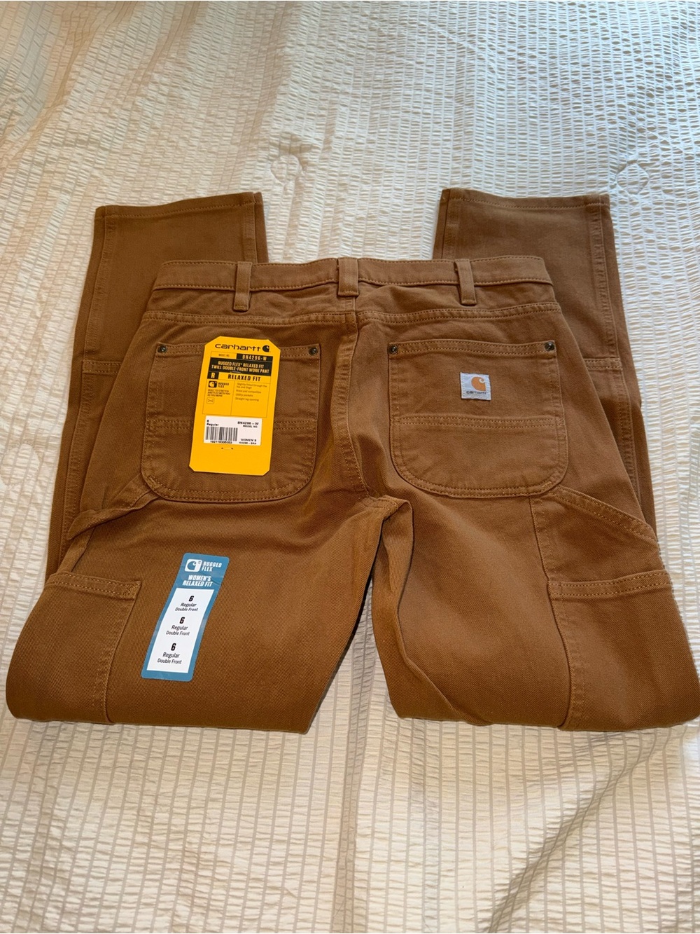 NWT Carhartt Rugged Flex Double Front Canvas Pants 6 - Picture 7 of 7